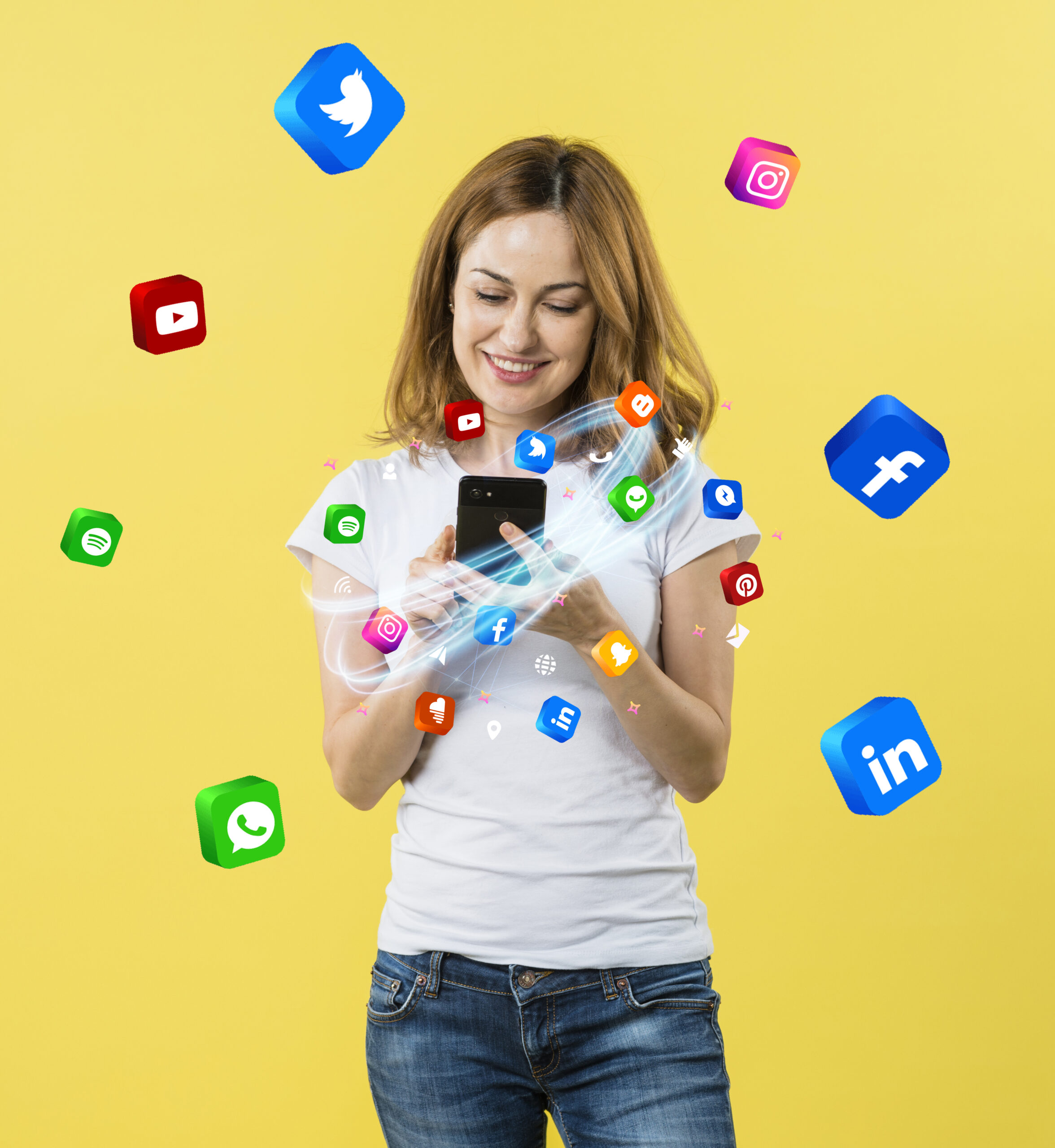 front-view-woman-holding-smartphone